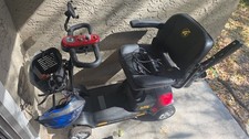 Pride Mobility Gogo Sport S73 3-Wheel Electric Scooter Red Black Battery