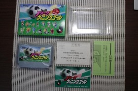 Famicom J LEAGUE WINNING GOAL Cartridge w/ Box Manual HVC-W3 Used