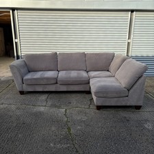 Large beige furniture village L shape corner sofa   - Delivery Available