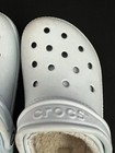 Crocs Unisex Classic Lined Baby Blue Slip On Clogs Shoes M4 W6 — photo 5
