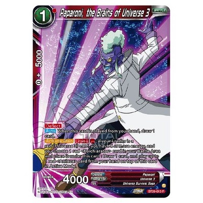 Dragon Ball Super B20 Power Absorbed Paparoni, the Brains of Universe 3 BT20-013
