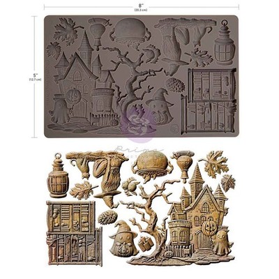Prima Silicone Molds for Resin BEWITCHED Halloween Craft Fondant Epoxy Chocolate