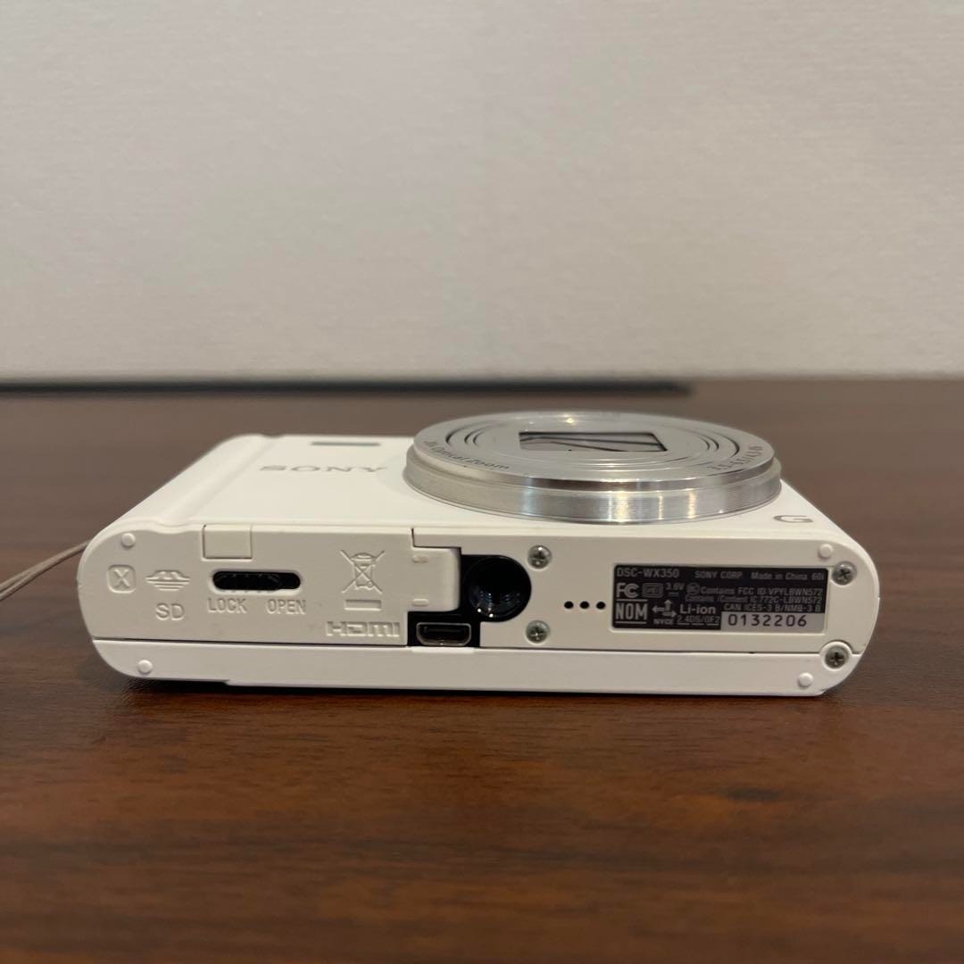 Sony Digital Camera Cyber-shot WX350 20x Optical White DSC-WX350-W