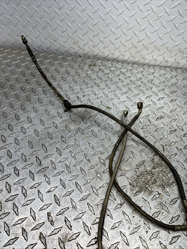 2005 Bombardier Outlander 400 XT linha de mangueira de freio dianteiro Can Am - Imagem 4 de 4