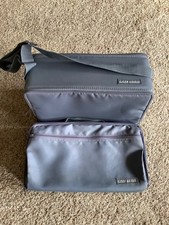 2 Vintage 80s/90s CASE LOGIC 30 60 CASSETTE TAPE Carrying CASE Bag Holder Gray