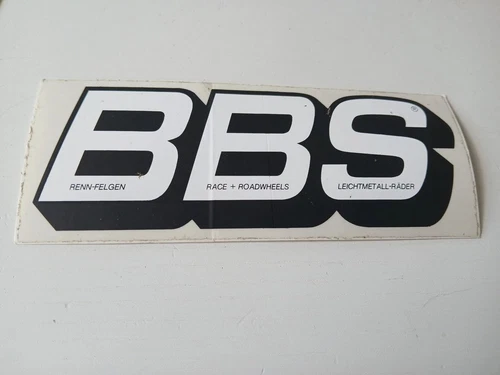 Vintage Auto BBS Sticker