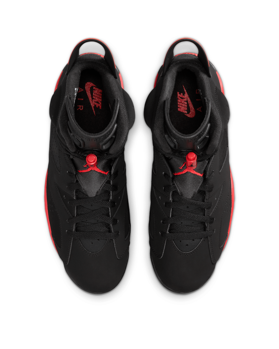 Nike Air Jordan 6 Retro Shoes Black Lt Crimson CT8529-001 Men's