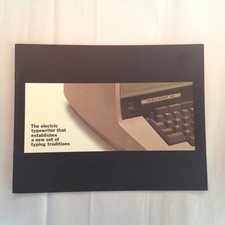Vtg 1966 Olivetti Underwood Color Sales Booklet Underwood702 Electric Typewriter