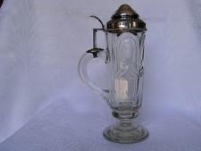 Bierkrug / Humpen Silber 800-er um 1887