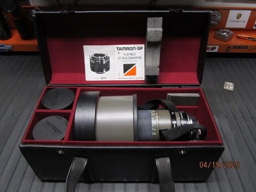 Tamron SP 60B 300mm F2.8 ADAPTALL-2 Lens With 1.4X and 2X Teleconverter and Case