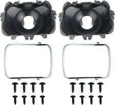 2pc Headlight Bucket Kit 5x7 Headlight Mounting Compatible With Chevy Express