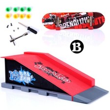 Mini Skatepark Park Rampe Kinder Finger Platte Skateboard Teile Set Toy Geschenk