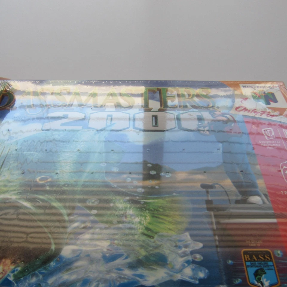 Bass Masters 2000 Nintendo 64 New In Box Factory Sealed N64 NIB Bassmasters - Image 2 of 4