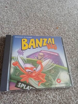 Banzai Bug! PC Spiel 1996 mit Handbuch dabei - sehr guter Zustand