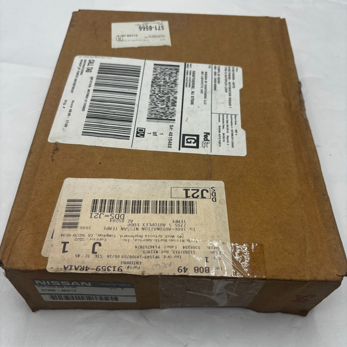 F Y様 Genuine OEM Sunroof Guide Jaw for Nissan 913594RA1A for sale