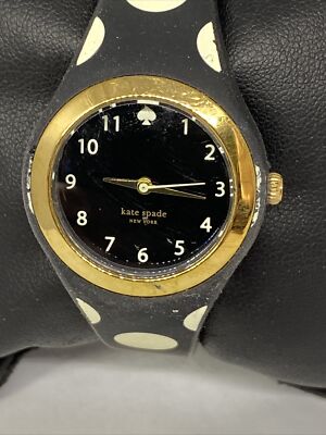 Kate Spade Rumsey Polka Dot Watch Black Wristwatch Battery  display picture 2