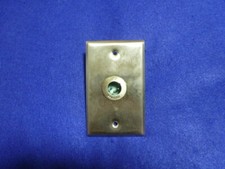 NOS Switchcraft Chrome 2X4 Wall Mount Plate 3 Pin Audio Connector G3MS G-3-M-S