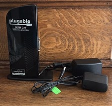 Plugable USB 3.0 Universal Laptop Docking Station UD-3900C w/Stand