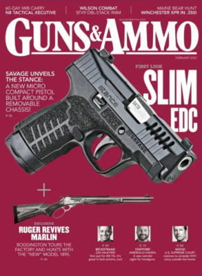 GUNS & AMMO MAGAZINE | FEB 2022 | DAVAGE UNVEILS THE STANCE