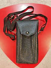 ANT. KODAK BLACK LEATHER CASE W/STRAP FOR FOLDING CAMERA 7.5" X 3.5" X 1.25" 