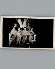 Antique 1940's Girls Sitting Under a Tree - Black & White Photography Photo