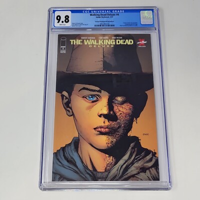 Walking Dead Deluxe #4 2nd Print Gold Foil Edition Comics Vault Live CVL CGC 9.8