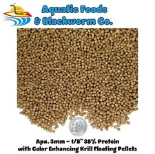 5-lbs 3mm 38 Protein Floating Pellets w/Color Enhancing Krill, Koi, Pond Fish