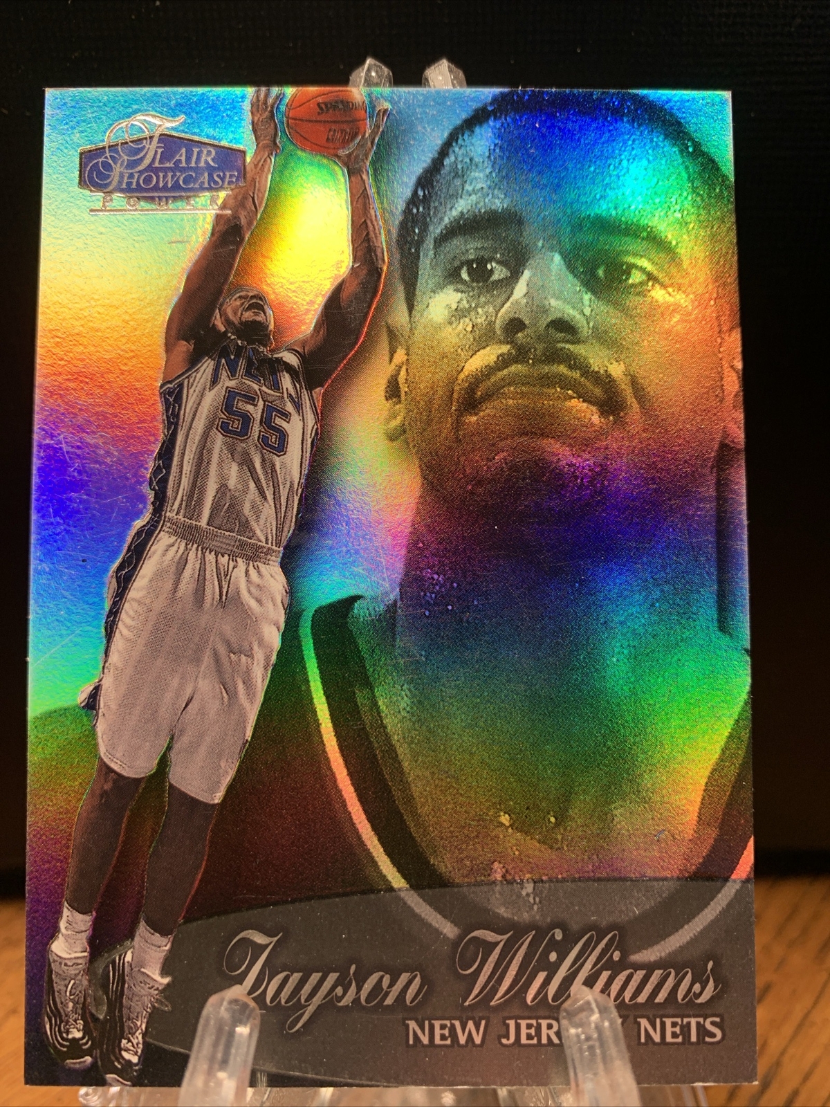 FILA 1998 99 Flair Showcase Row 3 New Jersey Nets Basketball Card #43 Jayson Williams