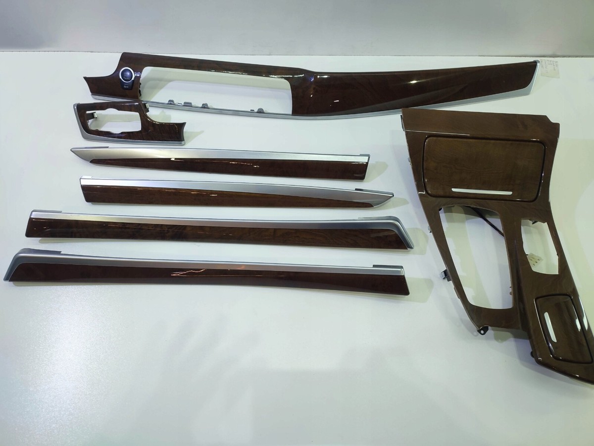  F10 5シリーズ ダークウッド調 インテリアトリム 内装パネル F11 BMW 5 F10 F11 Wood Interior Trim Kit Center Console Panel Moldings