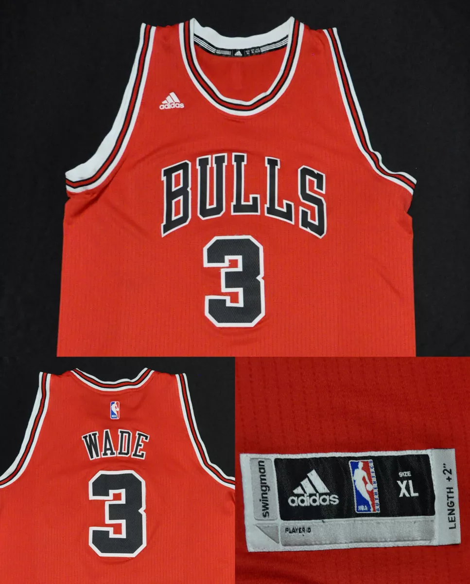 adidas, Shirts, Adidas Chicago Bulls Dwayne Wade Jersey