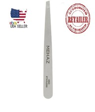 Mehaz Professional Flawless Slant Tweezer 350 Stainless FREE FAST SHIPPING NEW 