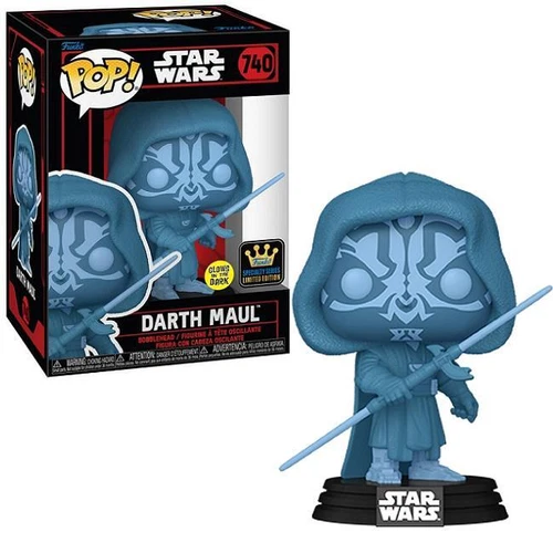 Darth Maul #740 - Star Wars Darkside Funko Pop! [Holographic Gitd Specialty Seri