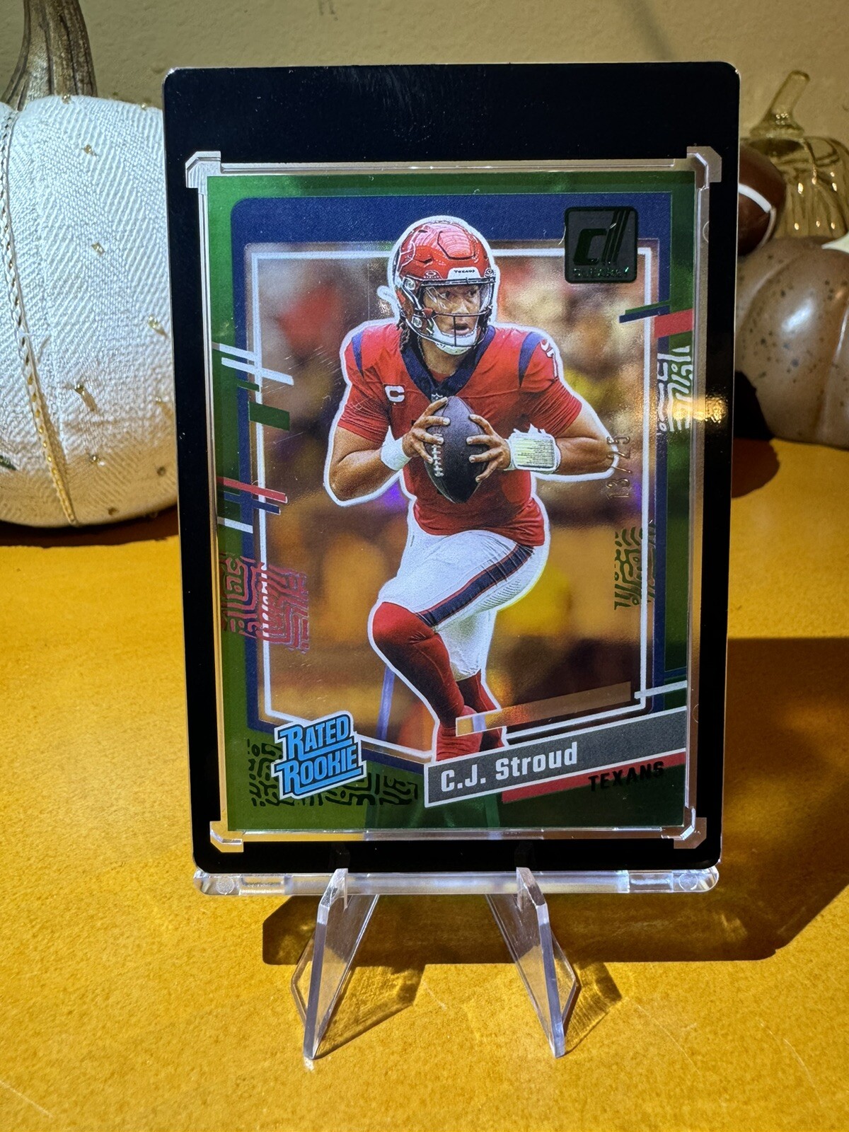 2023 Panini Clearly Donruss - Rated Rookie Green #93 C.J. Stroud /25 (RC)🔥