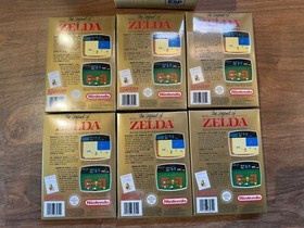 Caja Original Con 6 Unidades Precintadas THE LEGEND OF ZELDA NINTENDO NES
