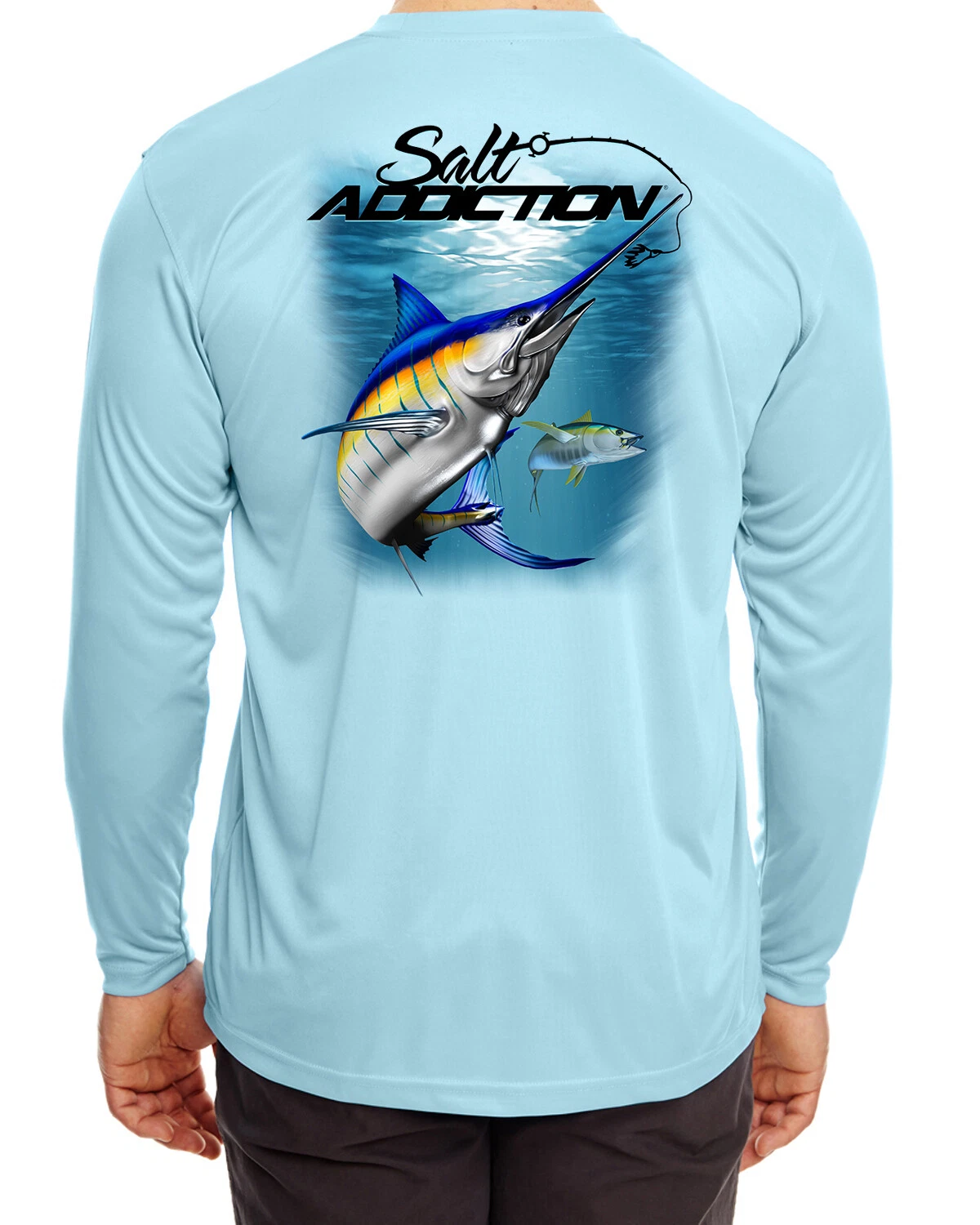Salt Addiction t shirt long sleeve performance microfiber ocean fishing 30+ uv
Opens in a new window
