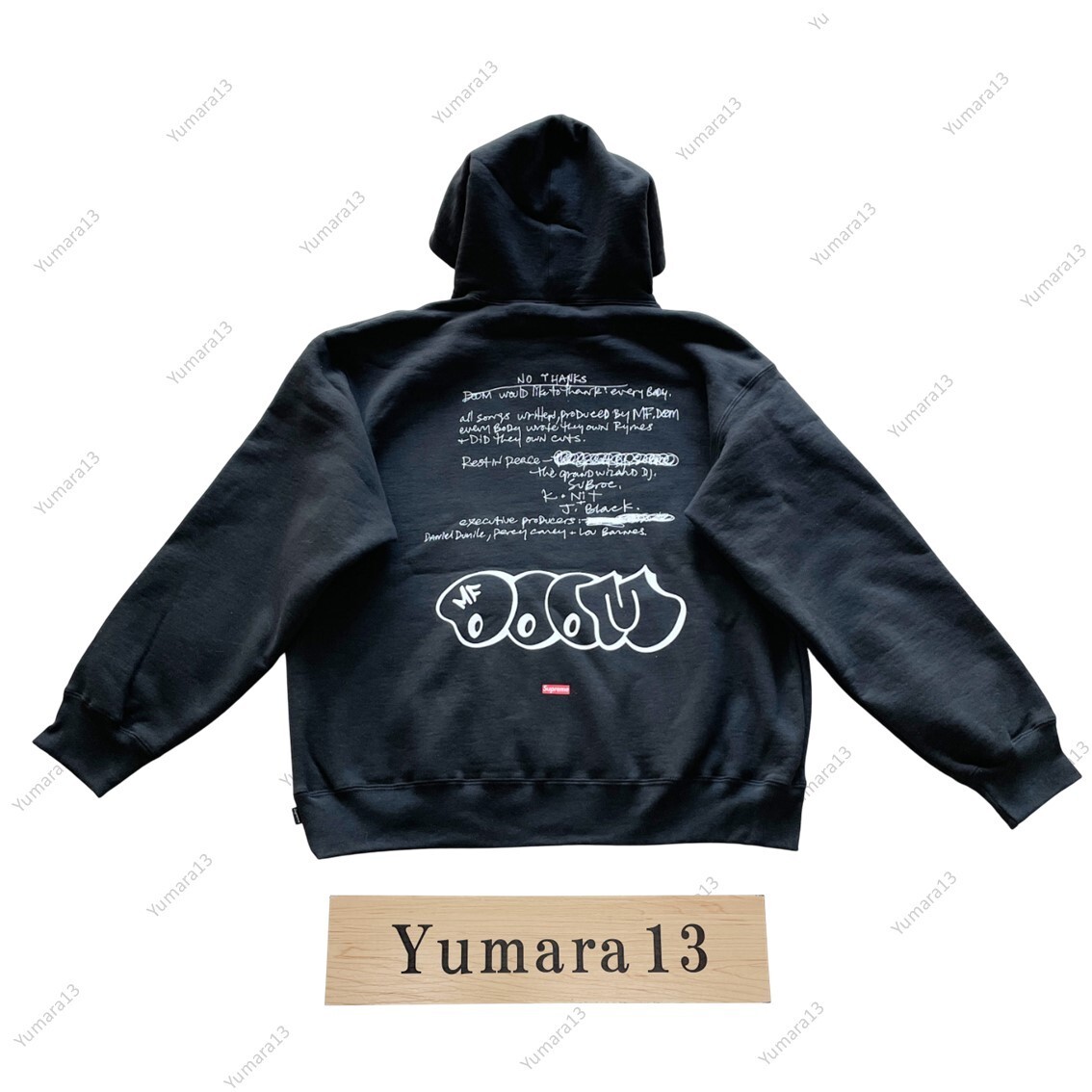 Supreme Mf Doom Hooded Sweatshirt Black Olive Grey 3colors Supreme Mf Doom Hooded Sweatshirt Black Olive Grey 3colors