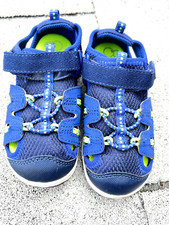 Stride Rite Blue Shoes Boys US 9 Sandals Sneakers Memory Foam River UK 8