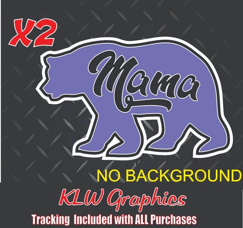 MAMA PAPA BEAR VINYL DECAL CAR BUMPER WINDOW STICKER MOM MOTHER Dad ...