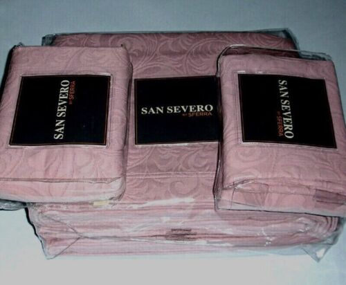Sferra Hannah Lavender King 5 Stk. Coverlet Shams Set Baumwolle Matelasse Schnörkel Neu - Bild 2 von 7