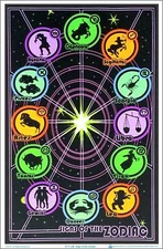 Signs Of The Zodiac Blacklight Poster 23 x 35