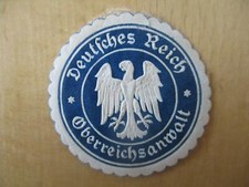 (34440) Siegelmarke - Deutsches Reich Oberreichsanwalt