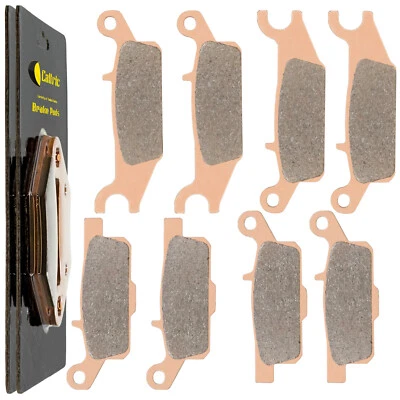 Caltric Brake Pads for Yamaha Grizzly 700 YFM700 EPS Front and Rear 2007-2026 - Image 1 of 4