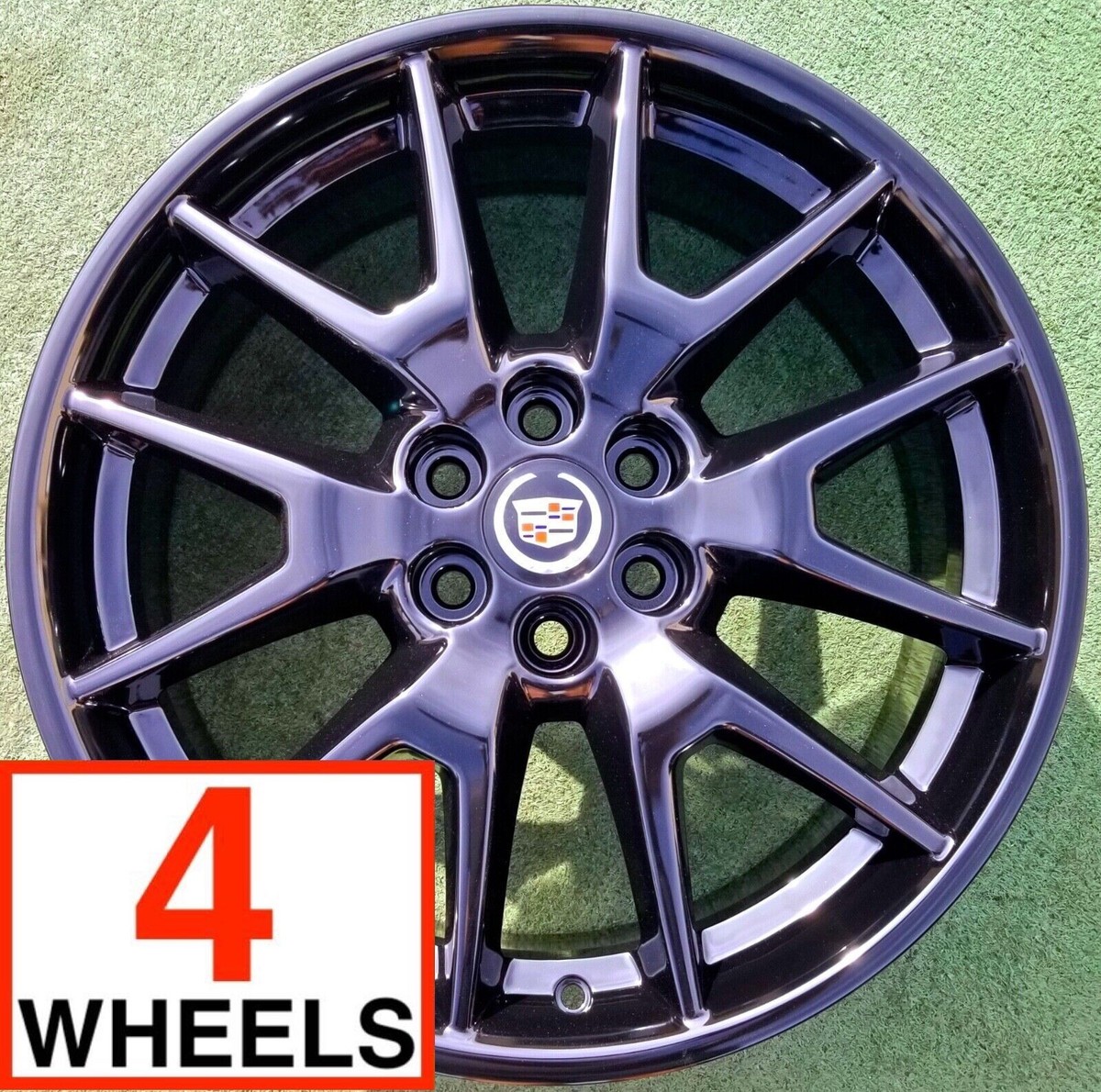 PERFECT Cadillac XT5 BLACK 20 inch Wheels Exact OEM Factory GM