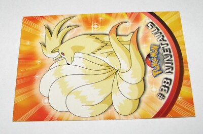 Topps 1998 Pokemon Card TV Animation Edition #38 NINETAILS