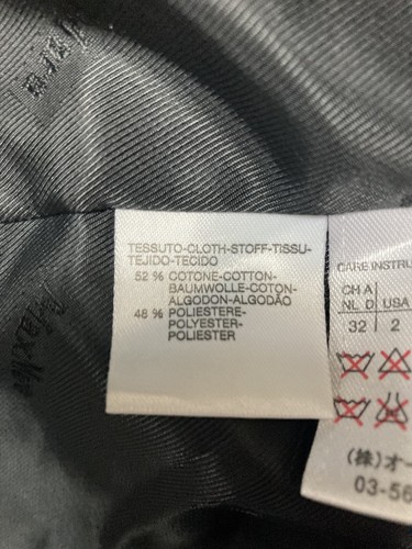 Max Mara Navy Jacke Gr. 2 Cinch Cuff Damen gefüttert 20 - Bild 21 von 21