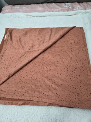 Calvin Klein Vintage Blanket, Reversible Rust/ Peach Full/ Queen Soft Cotton 