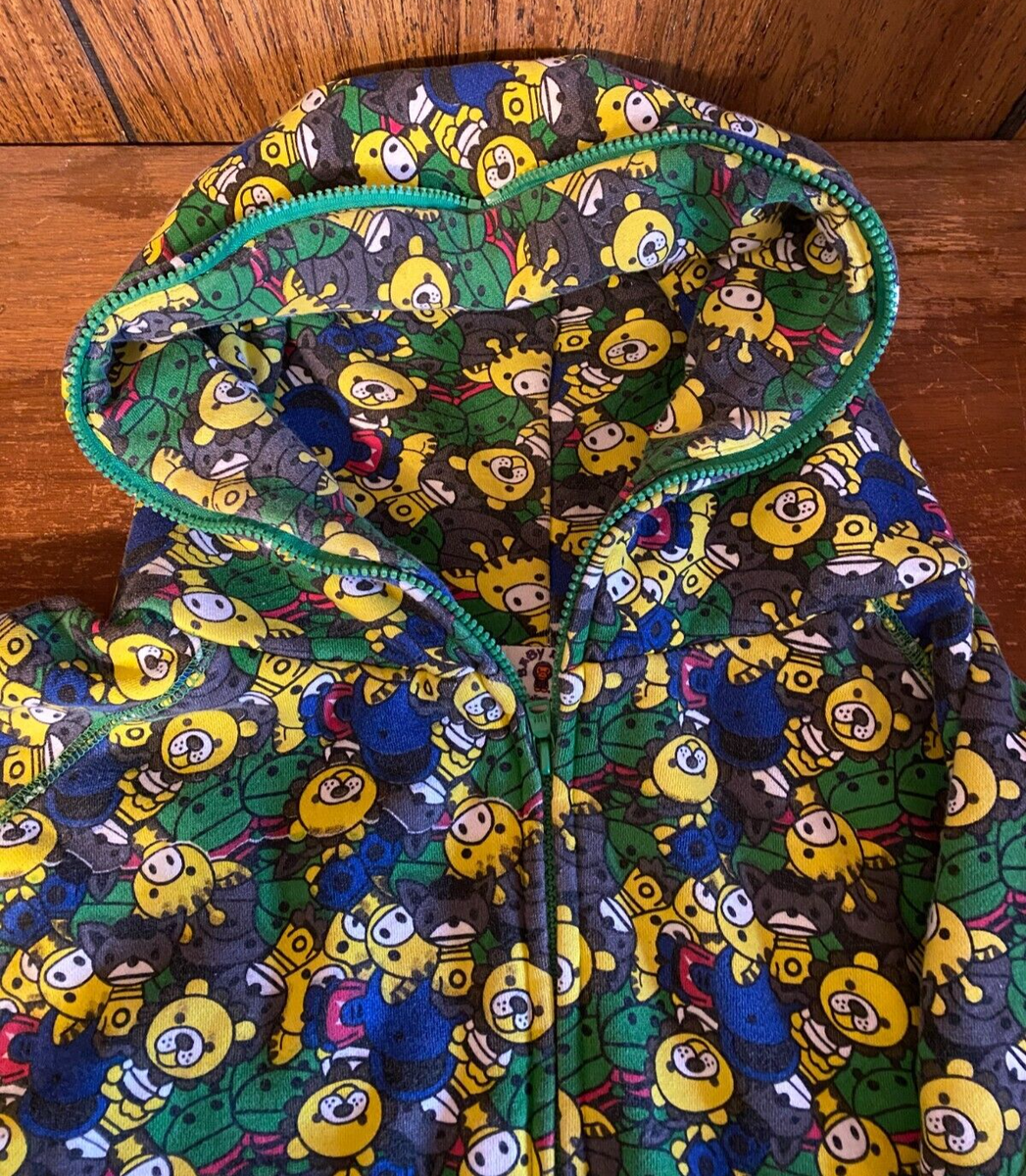 Vintage Baby Milo A Bathing Ape Hoodie Size XL All Over Vintage Baby Milo A Bathing Ape Hoodie Size XL All Over