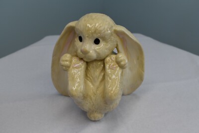 Vintage Ceramic Bisque Bunny - Finished as shown! One Only!