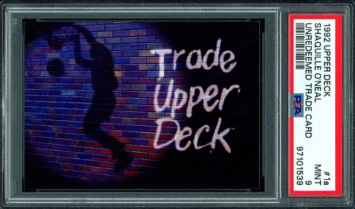 SHAQ SHAQUILLE O'NEAL 1992-93 Upper Deck Unredeemed Trade Card #1A PSA 9