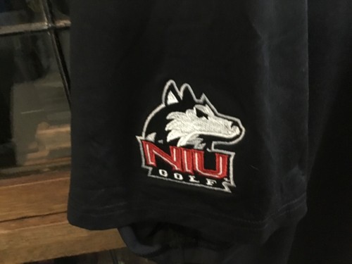 NIU Huskies GOLF Black ADIDAS Rich Harvest Farms Performance Polo SZ XL - cool - Picture 7 of 10